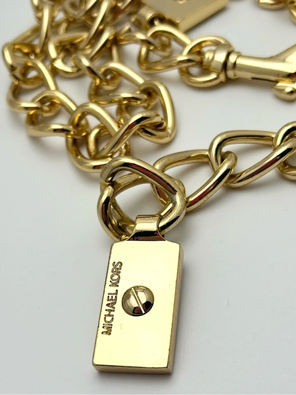 Michael Kors Gold Link Belt L 44”